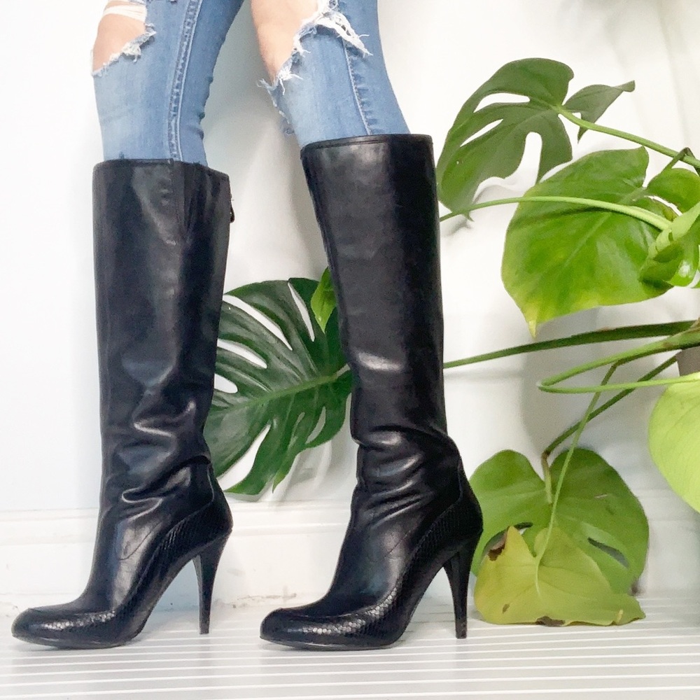 Rockport Knee High Leather Boots